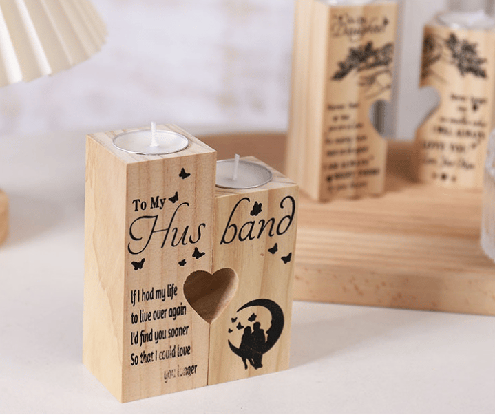 🎁 A Loving Tribute: To My Husband Wood Handle Holder - A Gift from the Heart ❤️