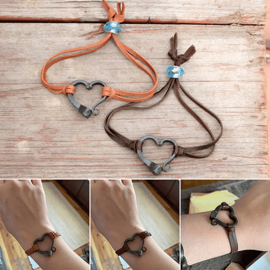 🔥Valentine's Day 47% Off - Handmade Love Horseshoe Nail Bracelet