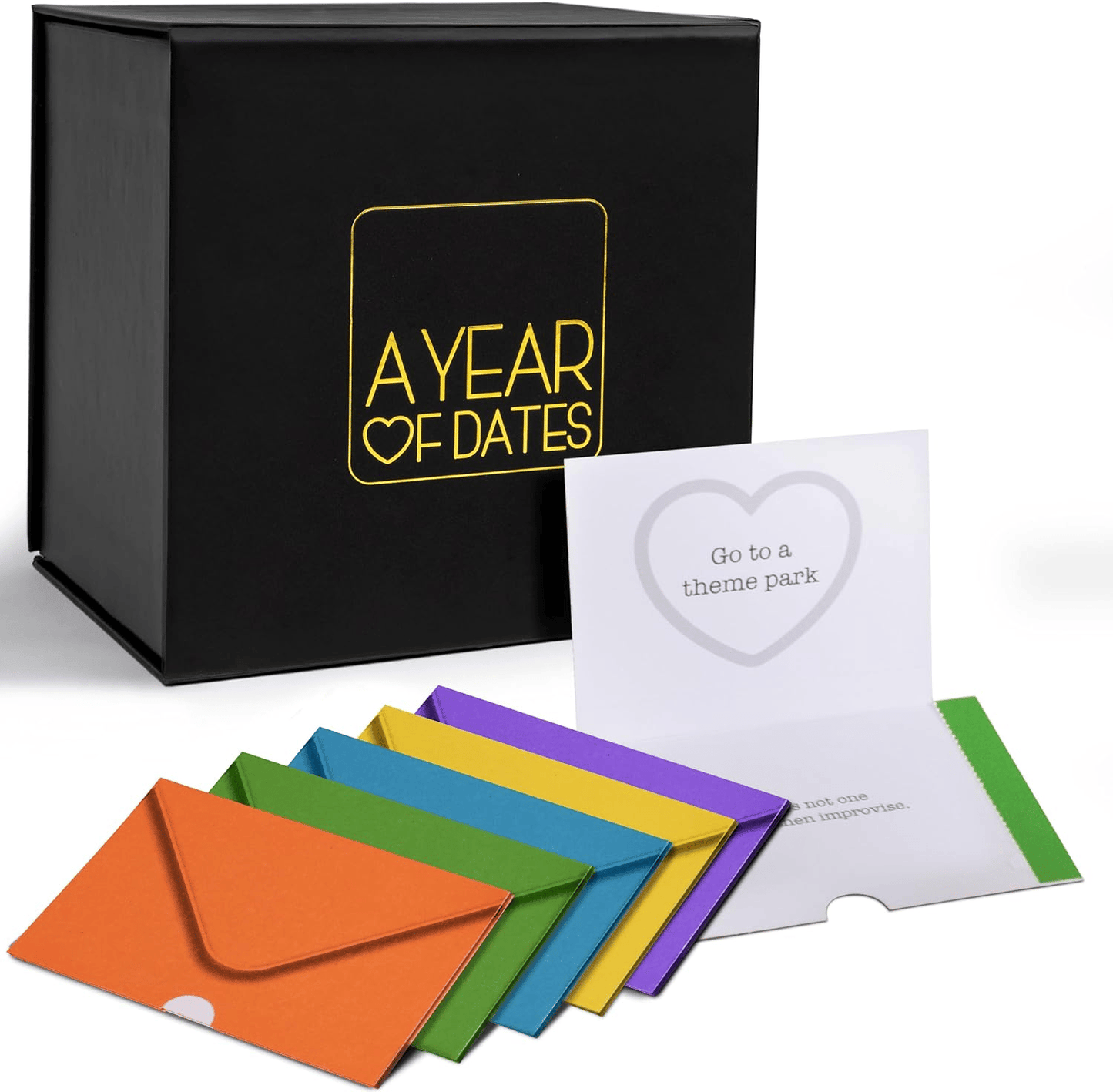 A Year Of Dates A Date Night Box with Sealed Date Ideas
